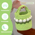 Comtest T-Shirt Yarn Knitting Yarn for DIY Bag Blanket Cushion Handmade Crochet Elastic Fabric Yarn 0.88Lb Green......
