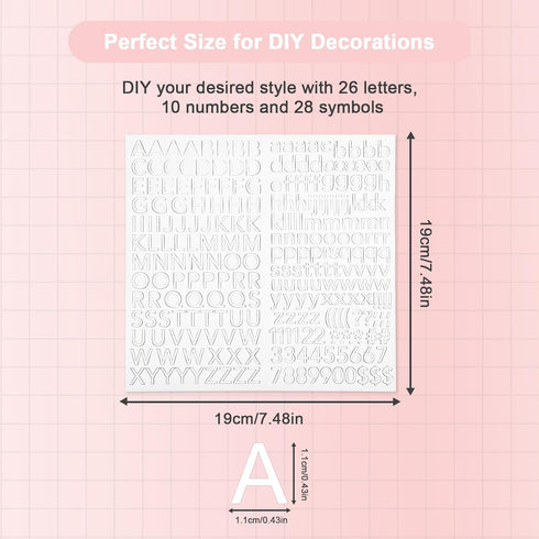 5 Sheets/1255 Pieces of iron on letters and numbers, PU Iron on Fabric Letters with with 0-9 Iron on Numbers A-Z Heat Transfer Letters Heat Transf...