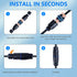 5PCS IP68 Waterproof Electrical Cable Connector, Outdoor 3 Pin Junction Box, Electrical Wire Connector for 3.5-10mm Wire Range(AC 250V, 16A), Quic...