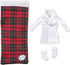 E-TING Santa Clothing Bathrobe Christmas Accessories for elf Doll (White Bathrobe with Sleeping Bag)...