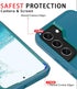 for Samsung Galaxy S22 Case,Shockproof Dropproof Dustproof Galaxy S22 Case,Heavy Duty Protective for Samsung S22 Case, 6.1 Inch (Turquoise)...