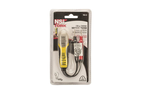 NSi Industries TES-2 Voltage Tester, 120 or 240 VAC, Neon...