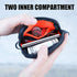 Rough Enough Small Coin Purse Card Wallet Keychain Pouch for Men Women with Zipper Neck Lanyard Black Cordura Water Repellent...