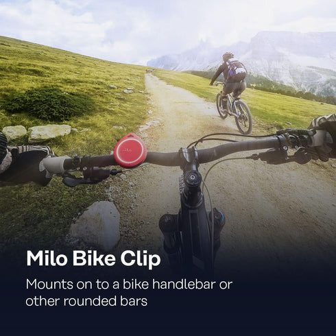 Milo Bike Clip - Attach Milo Action Communicator to Bike Handlebar or Other Rounded Bar to Secure Your Milo for Hands-Free Talking During Your Rid...
