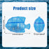 16pcs Humidifier Tank Cleaner, 2.52x1.57x1.06 Inch Humidifier Cleaner Fish Demineralization Cleaning Ball Humidifier Filter Replacement for Protec...