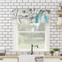 Valances for Windows, Mason Jar Cotton Flower Rod Pocket Kitchen Curtains Valances 54x18inch Short Window Curtains for Kitchen/Bathroom/Bedroom, S...