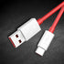 Jelanry OnePlus SUPERVOOC/Warp Charging Cable 65W 80W, 2Pcs 3.3FT USB Type C Cable Dash Charging Cable Rapid Data Syncing Fast Charger Cable for O...