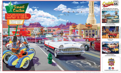 Masterpieces 1000 Piece Jigsaw Puzzle for Adults, Family, Or Youth - Drive Through On Route 66-19.25"x26.75"...