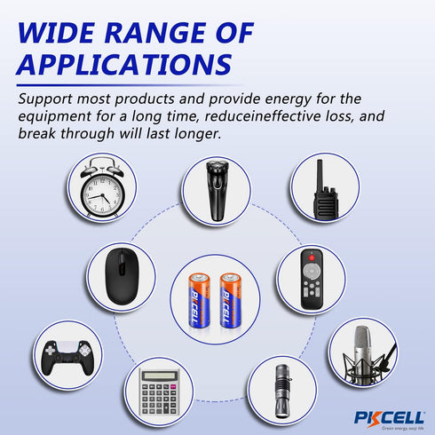 PKCELL 40 Counts 1.5V LR1/MN9100/E90/N Size Alkaline Batteries, Leak-Proof Batteries, High Performance and Powerful Batteries, Suitable for All Ki...
