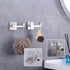 GERZWY Brushed Stainless Steel Coat/Robe Clothes Hook for Bath Kitchen Modern Hotel Style, Bathroom Double Towel Hook Wall Mounted 2 Pack...