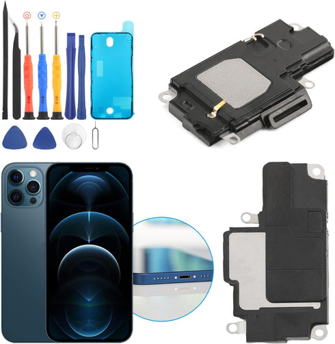 YWLRONG for iPhone 12 Pro Max Loud Speaker Replacement for iPhone 12 Pro Max Loudspeaker 12 Pro Max Ringer Speaker Buzzer Assembly withTools...