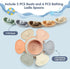 Bath Toys Floating Boats with Bathing Spoon, 11 PCS Bathtub Bath Toy for Babies Water Table Toys...