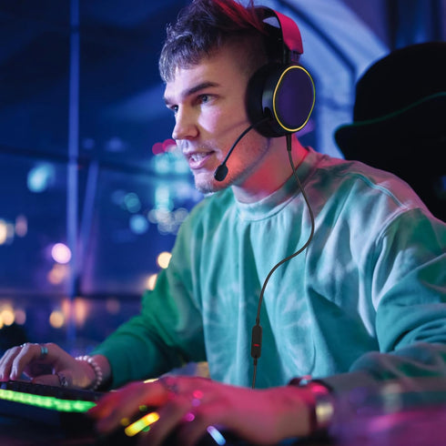 Cloud Alpha Cable with Mute & Volume Controls Compatible with Hyperx Cloud Mix and Cloud Alpha Gaming Headset, for Logitech G933 G633 G935 G635 Ga...