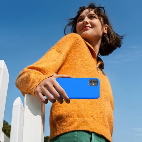 Miracase Designed for iPhone 11 Phone Case, with Screen Protector, Liquid Silicone Gel Rubber Full Body Drop Protection Shockproof Cover Phone Cas...