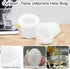 2Pcs Patio Table Umbrella Hole Ring Plug, Pool Umbrella Sleeve Stabilizer Cone Wedge, Silicone Umbrella Table Ring Hole Insert for 2-2.5 Inch Tabl...