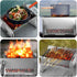 Wood Burning Camping Stove Folding With Pot Stand Portable Stainless Steel Grill Backpacking Stove For Hiking Picnic...