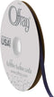 Offray 1/4" Wide Double Face Satin Ribbon, 100 Yards, Navy Blue...