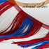 Trims By The Yard 2" Chainette Fringe Trim, Polyester-Made Decorative Fringe Trim, Versatile Fringes for Costumes, Uniforms, Home Decor, and Party...