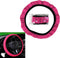 1 PC Car Breathable Stretch Elastic Steering Wheel Cover, Microfiber Breathable Ice Silk Protective Cover, Universal 14.5-15In Warm in Winter Cool...