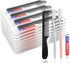 50 Pack Disposable Toothbrushes with Toothpaste and Comb for Homeless Individually Wrapped,10g Travel Toothpaste,7inch Black Hair Comb, Toothbrush...