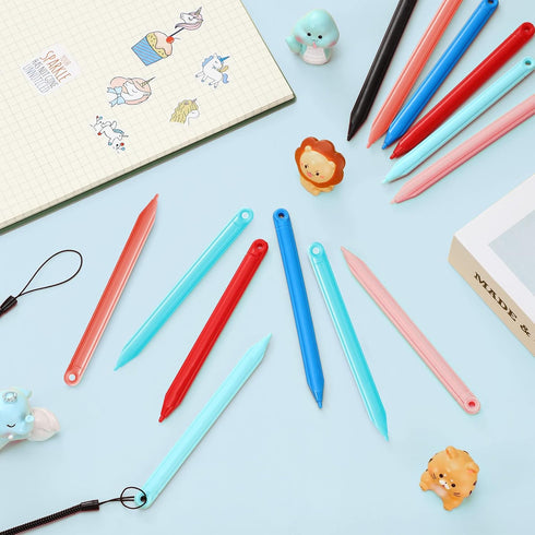 28 Pcs Replacement Stylus Drawing Pen and Lanyard Set for Tablet Writing Tablet LCD for Kids Drawing Board Drawing Pad, Doodle Pad, 4.7 Inch......