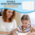 2pack 9x12 inches Dry Erase Board Lapboard Reusable Lined Erasable Ruled Writing Note Pad Lapboard, Blank Whiteboard on Reverse Mini Whiteboard, S...