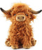 Highland Cows Stuffed Animal Realistic Scottish Cow Plush Toy Soft Farm Animal Cattle Plushie Doll Present for Adults Kids Boys Girls (Brown Cow, ...