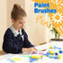 YGDZ Kids Paint Brushes, 12 Pack Washable Painting Brushes for Toddlers Kids Early Learning Toys Foam Roller Sponge Arts Crafts Gift...
