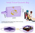 Cosmetic Bag Travel Makeup Pouch - Personalized Cute Initial Waterproof Makeup Bag Case Large Toiletry Makeup Pouch Gifts for Women Birthday Frien...