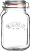 Kilner Swing Top Square Glass Jar | 1.5L...