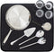 16 x 18 Premium Dish Drying Mat Super Absorbent Microfiber Kitchen Counter Mat, Dish Drainer, Dual Surface (Black)...