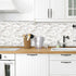 STICKGOO Thicker Design Peel and Stick Tile Backsplash, 12”×12”Stick on Backsplash for Kitchen, Self Adhesive Tile for Kitchen Backsplash and Bath...