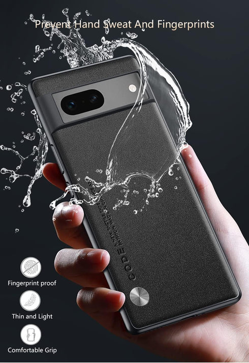 for Google Pixel 7a 5G case, Soft TPU Artificial Leather case,Extremely Light Ultra-Light Camera Protection Leather Cover Case for Google Pixel 7a...