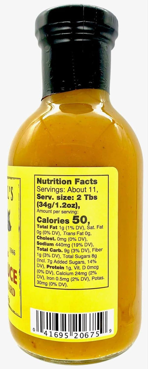 Braswell's Tangy Caroline Mustard Bar-B-Que Sauce...