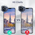Tempered Glass Compatible with iPhone 15 Pro Screen Protector 6.1'', 3 Pcs Screen Protector + 2 Pcs Camera Lens Protector, [Not for iPhone 15 Pro ...