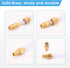 Air Hose Repair Kit, 4 Pack 3/8-Inch Solid Brass Reusable Hose Splicer Repair Kit (3/8 Inch 4 Pcs)...