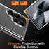 Cover for Samsung Galaxy S24 Ultra Case, Non-Yellowing Hard PC Back, Slim Thin Soft Edge Shockproof Phone Case Accessories for S24 Ultra, Clear...
