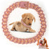 Dog Chain Collar Diamond Link Dog Collar Walking Dog Necklace Metal Cat Chain with Secure Buckle Pet Crystal Collar for Small Medium Large Dogs Ca...