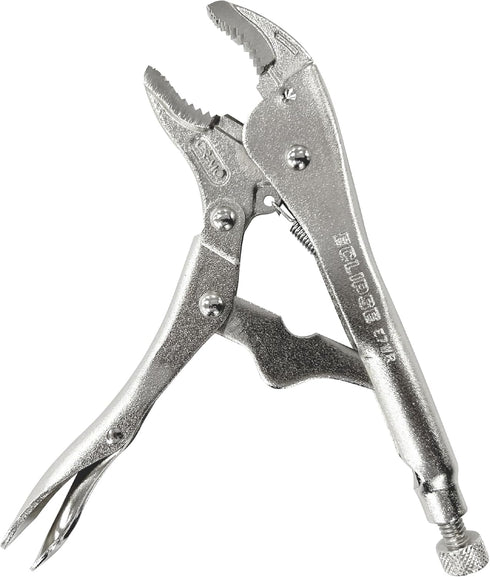 Eclipse Professional Tools E7WR 7 Inch Curved Jaw Locking Pliers with Wire Cutters (7" / 175mm)...