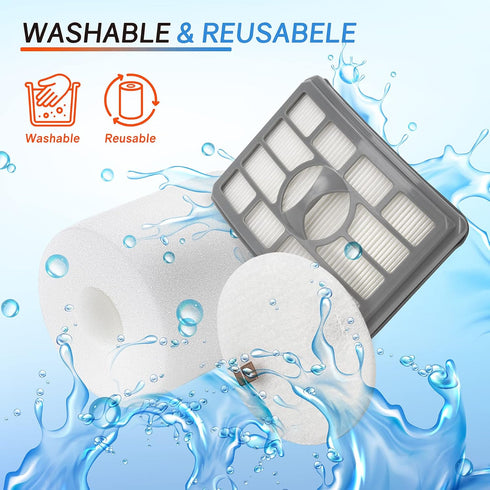 Ximoon NV500 NV501 Filter for Shark Vacuum Filter replacement 500 Series NV502 NV503 NV505 NV510 NV520 NV552 NV640 NV642 UV560 Xff500...