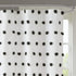 Madison Park Sophie Trendy Shower Curtain with Textured Pom-Poms Accent, Modern Bathroom Décor, Machine Washable Bath Privacy Screen, 72 in x 72 i...