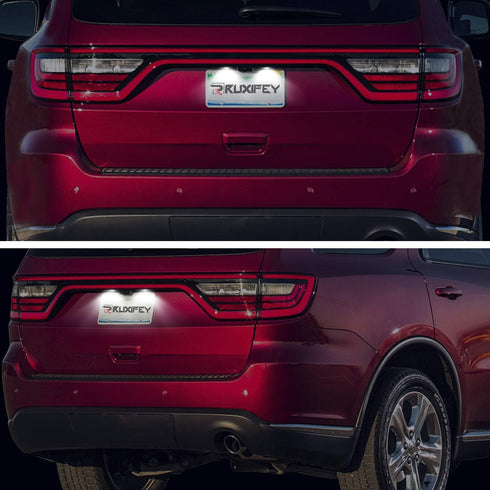 RUXIFEY LED License Plate Light Tag Lights Compatible with Dodge Durango 2014-2020 Pickup Truck, 6000K White, Pack of 2...
