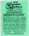 Wonder Wafers 25 CT Individually Wrapped Fresh & Clean Air Fresheners...
