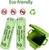 16 Packs Rechargeable AA Size Batteries 1.2V 700mAh Ni-MH Double A Solar Lights Battery for Outdoor String Lights, Pathway Lights...