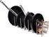brightmaison BGT Stal Pots and Pans Organizer for Cabinet, Pot Lid & Plate Holder Adjustable Kitchen Organization Unit Stainless Steel 8 sectional...