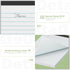 Legal Pads 8.5 x 11 inch Notepad, 2 Pack White Note Pads 8.5'' x 11'' for Work, Double-Side Printed Lined Paper Pads College Ruled White Notepads ...