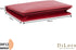 RFID Leather Wallet for Men or Women Travel Bifold Card Holder Full Grain Cow Nappa 4"x3" Expandable to 1" Thick (Red Nappa)...