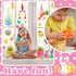 Ganowo 12PCS Prefilled Easter Eggs with Pull-Back Rabbit Carrot Easter Surprise Eggs Car Toys for Easter Party Favor...