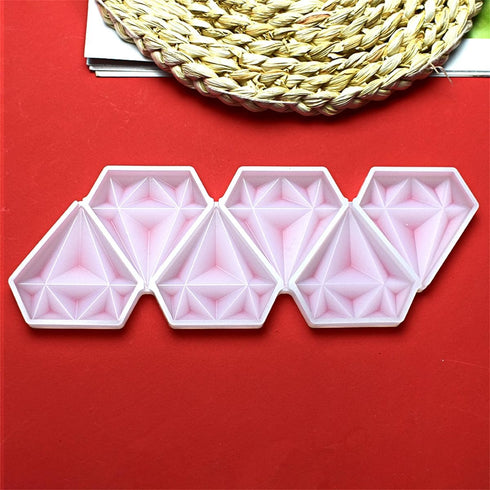 Cake Silicone Lollipop Molds Jelly and Candy Molds Cake Mold Variety Shapes Cake Decorating Form Silicone Bakeware 2PCS (H_Diamond)...