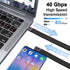Short USB C Cable (5 inch),240W USB to USB C Cable 90 Degree, 40Gbps Data Transfer Support 8K@60Hz for iPhone 15 &MacBook & iPad Pro & Samsung...